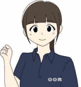 女性介護スタッフ